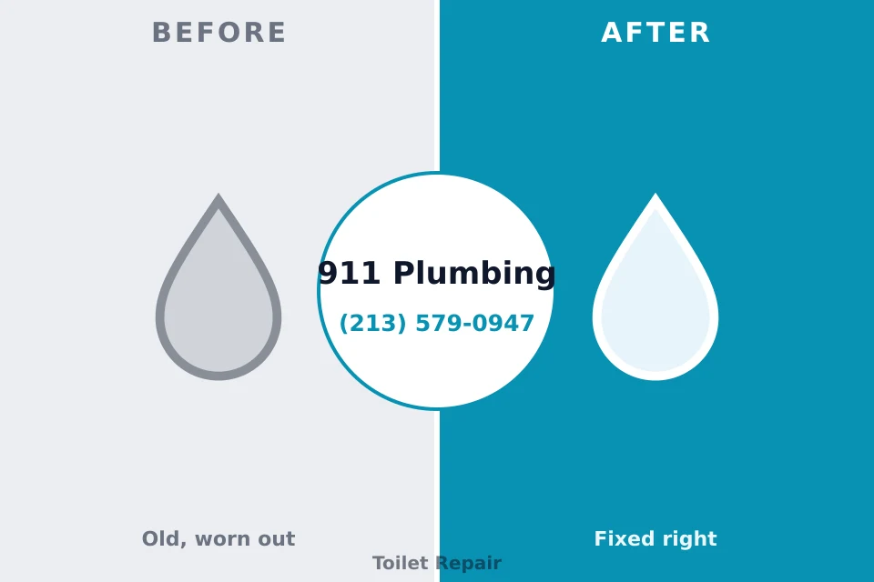 Before and after: plumbing repair Sugar City, ID